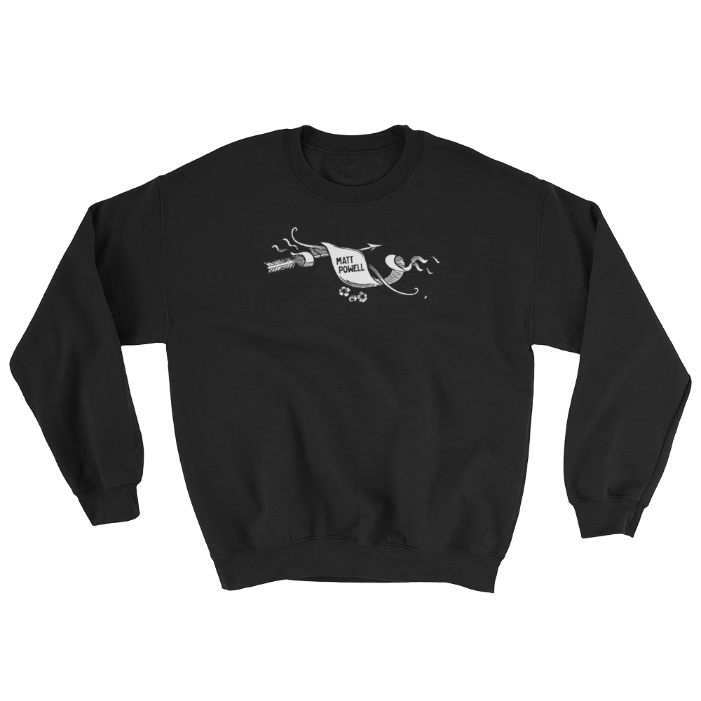 Black Scroll Sweatshirt